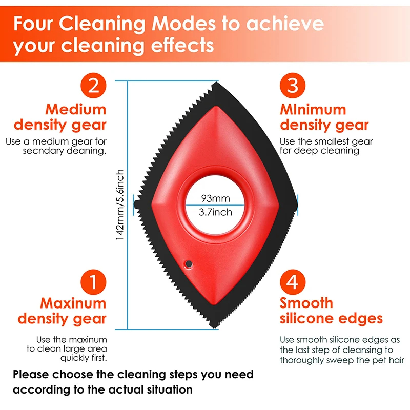 4 Modes Pet Hair Remover Comb  - Detailing Brush Set review and price