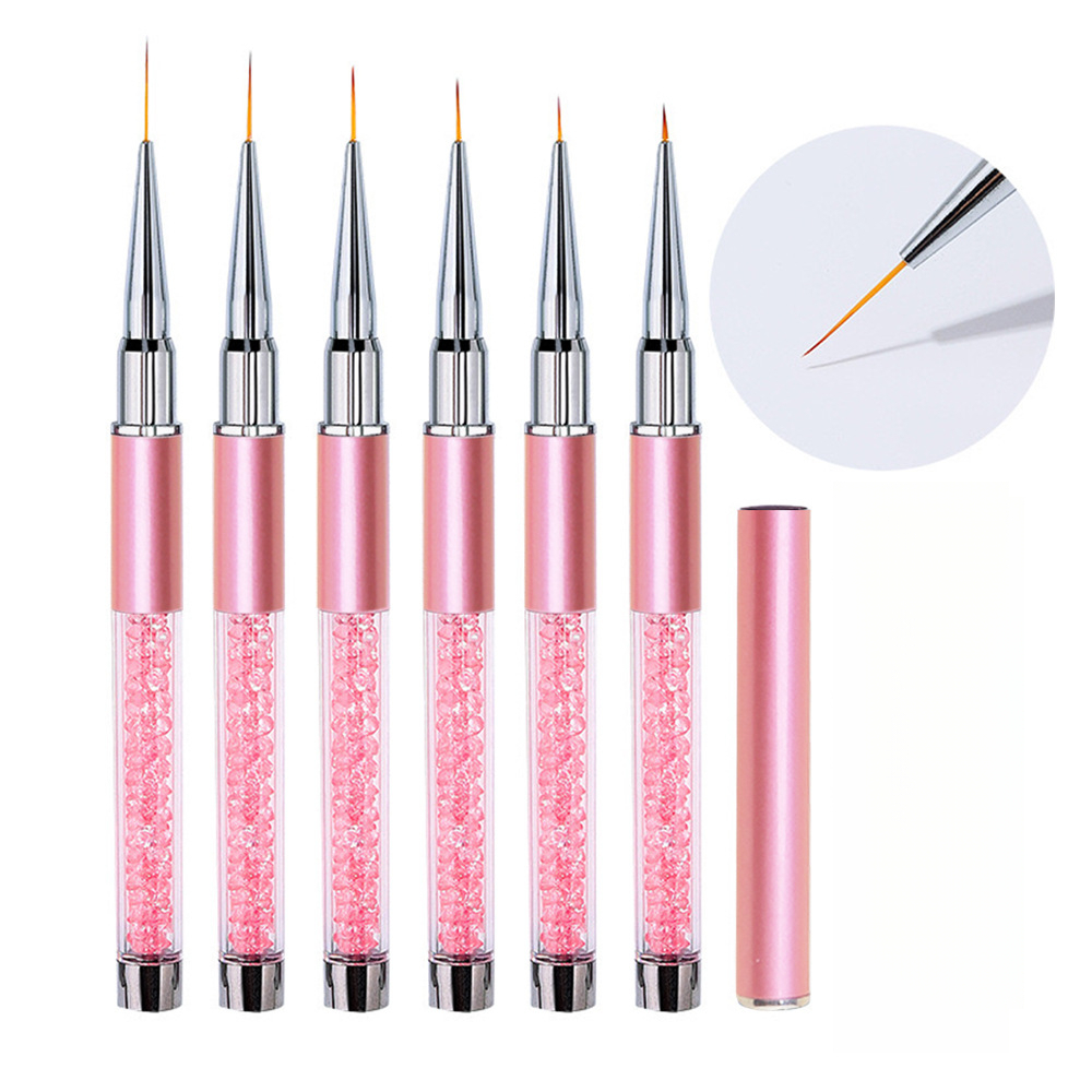 1/6Pcs Nail Art Liner Brush Se - Detailing Brush Set review and price