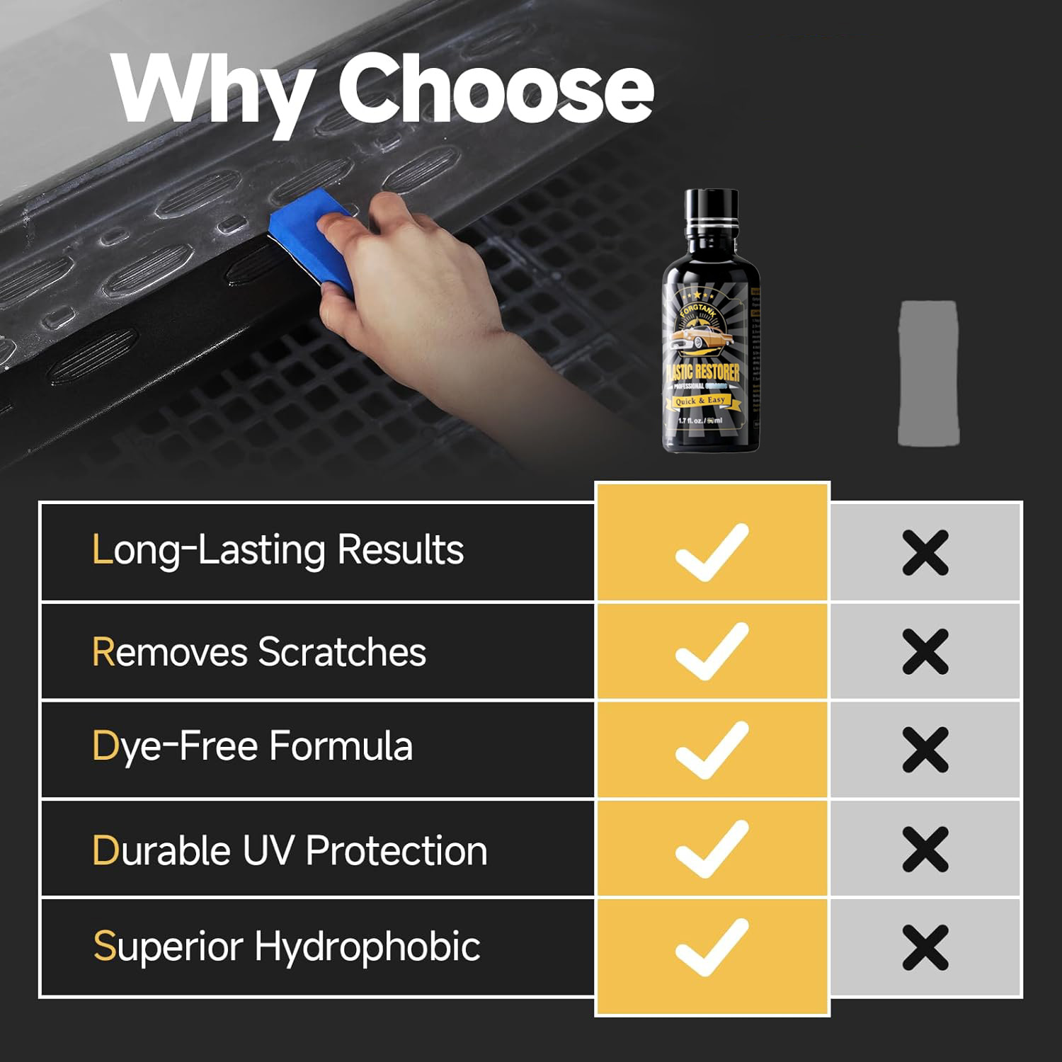 Plastic Restorer Cars Trim Res - Trim Restorer Plastic review and price