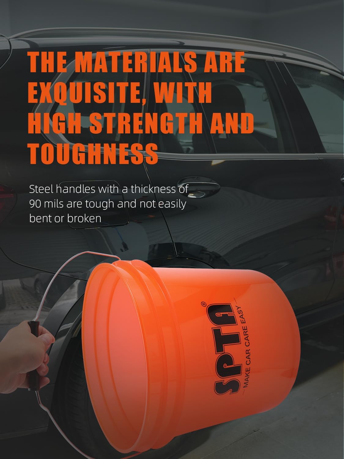 SPTA 31Pcs Car Wash 15L Bucket - Detailing Brush Set review and price